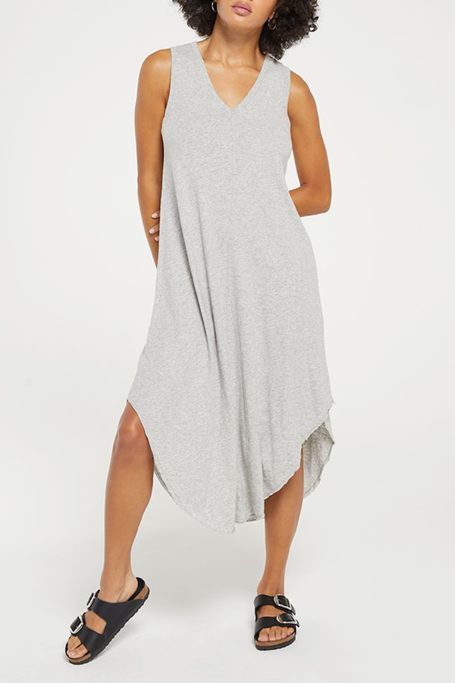 Reverie Dress | Heather Grey - Main Image Number 1 of 3