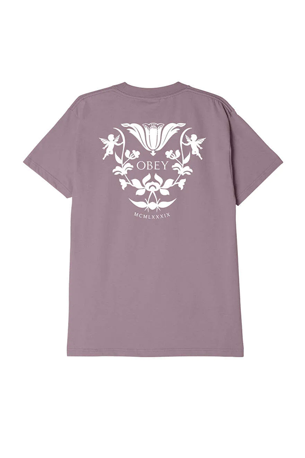 Obey In Bloom Tee | Lilac Chalk - Main Image Number 1 of 2