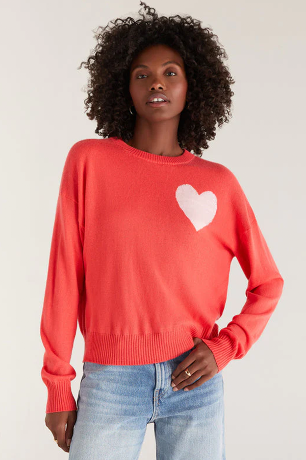 Heart You Sweater | Firecracker - Main Image Number 1 of 1