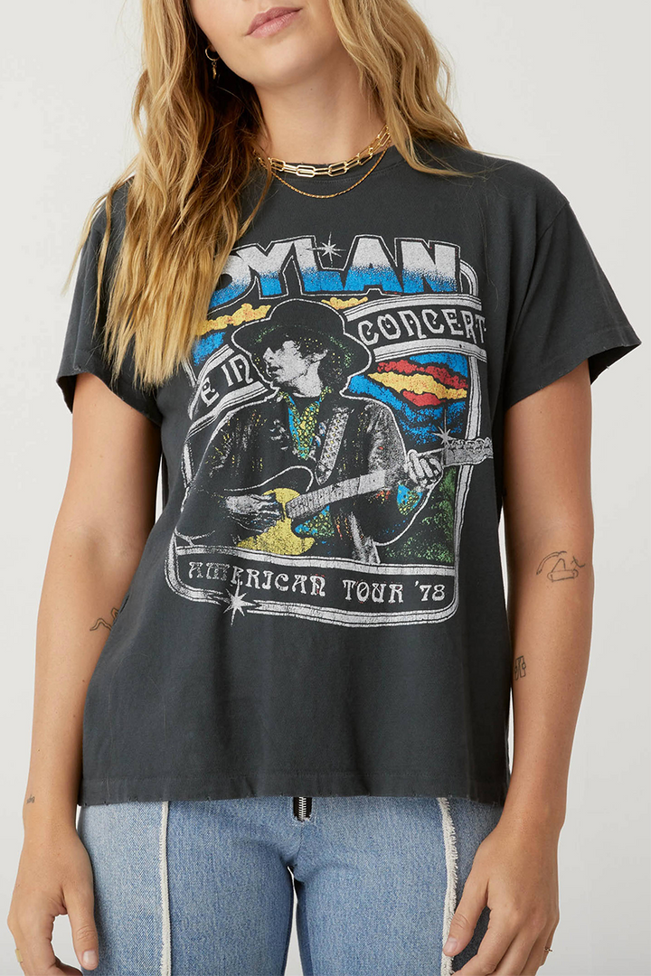 Bob Dylan Live Tee | Vintage Black - Thumbnail Image Number 1 of 2
