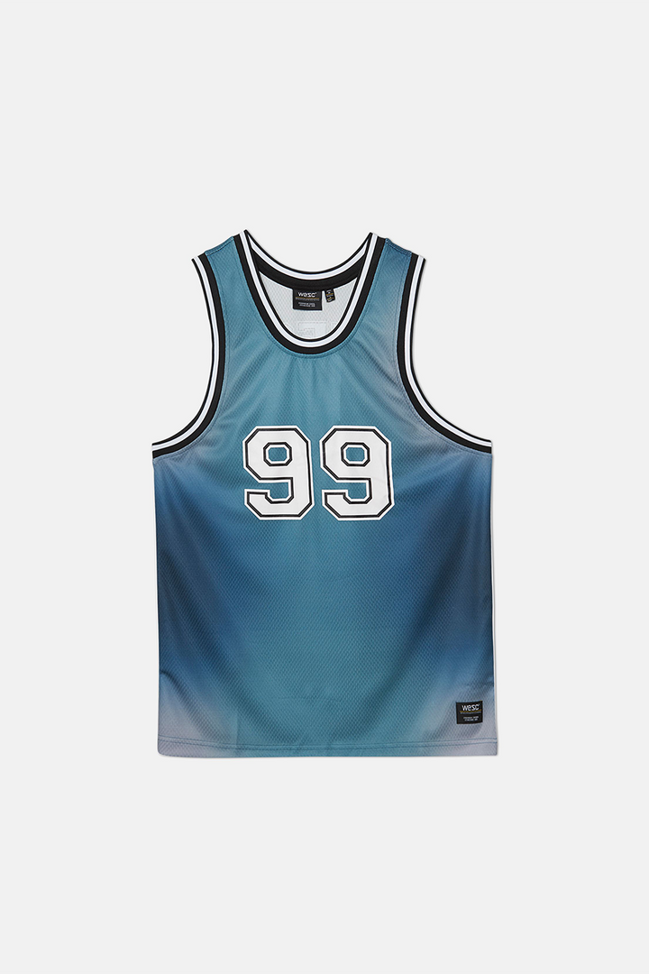Basketball Tank Gradient | Dusty Teal - Thumbnail Image Number 1 of 2
