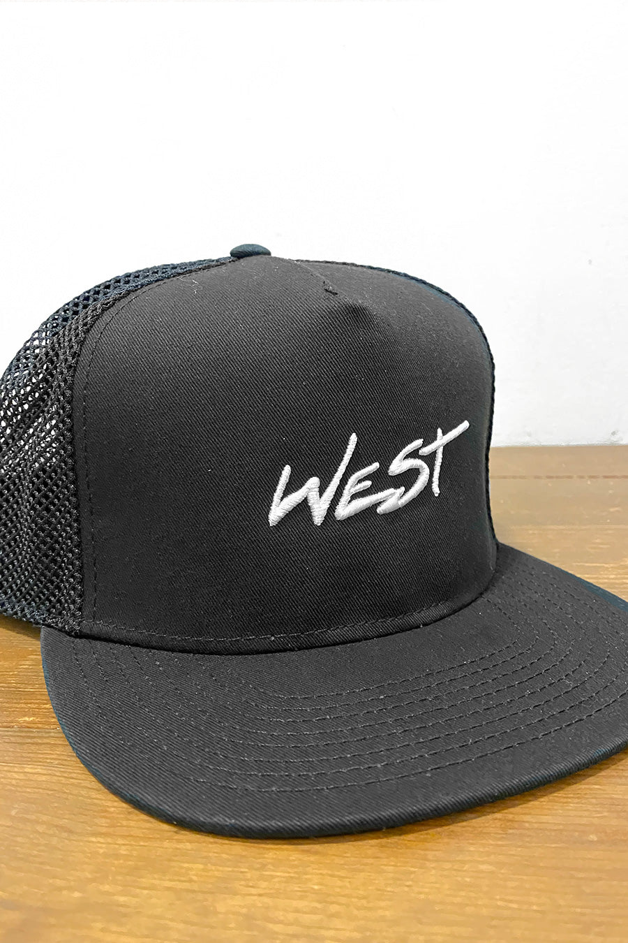 West Script Hat | Black - Main Image Number 2 of 2