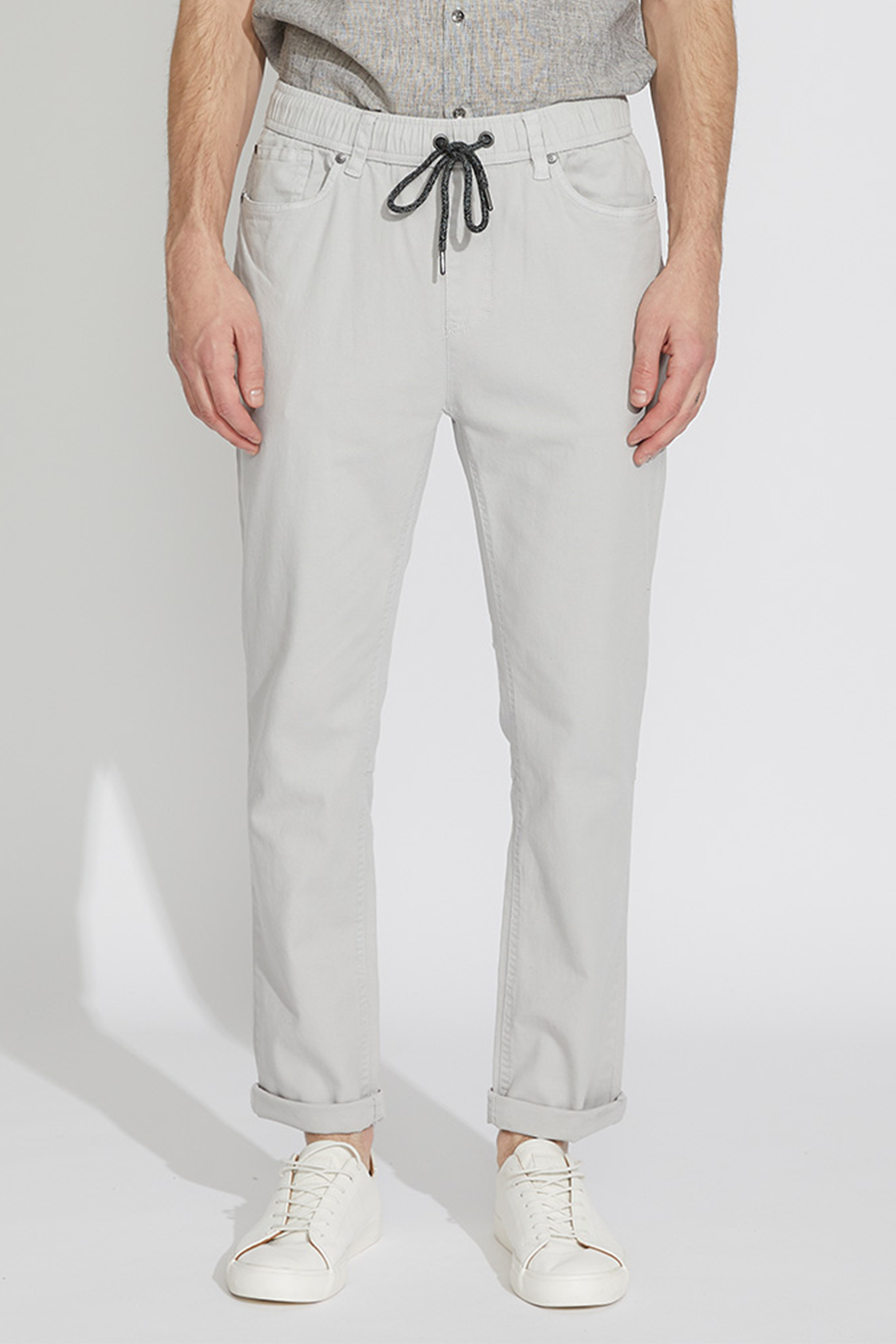 Edwin Slouch Pant | Light Gray - Main Image Number 1 of 1