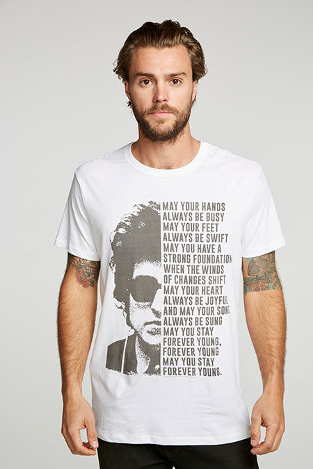 Dylan Forever Young Tee | White - Main Image Number 1 of 1