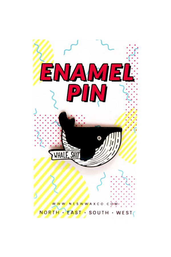 Whale Shit Enamel Pin - Main Image Number 1 of 1