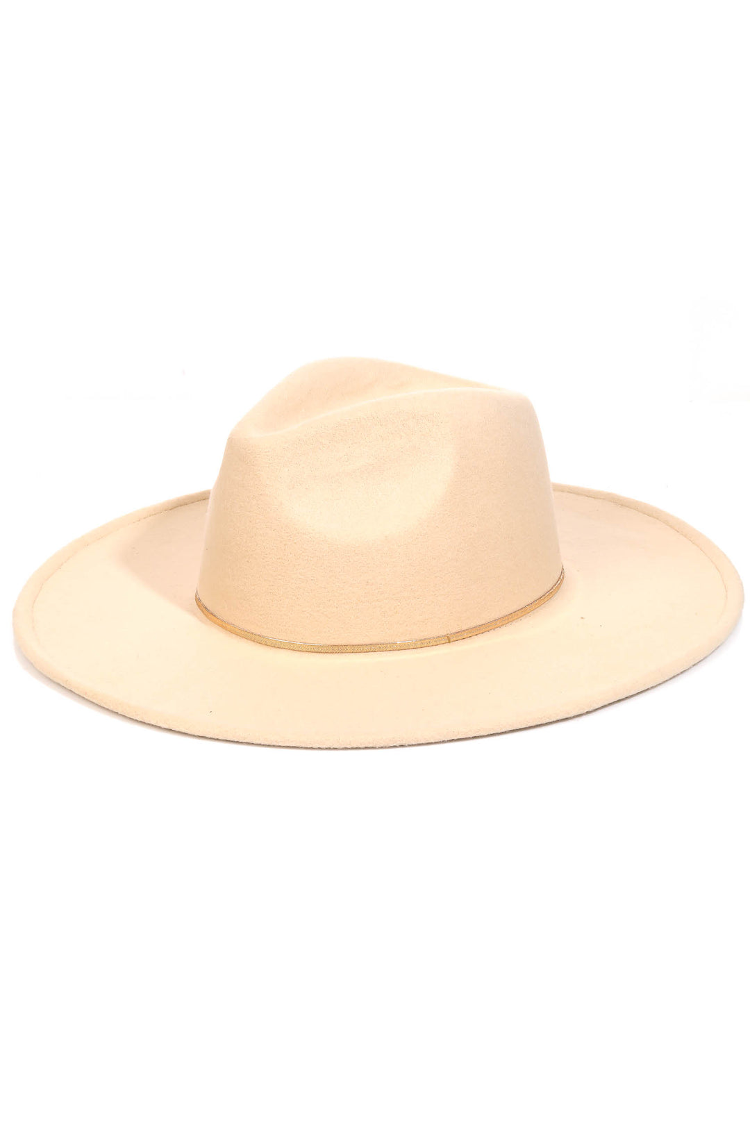 Flat Brim Herringbone Chain Hat | Ivory - Main Image Number 1 of 1