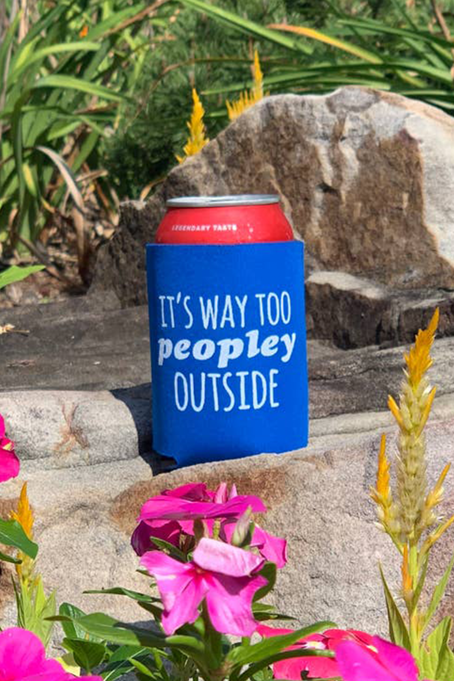 Way Too Peopley Outside | Can Cooler - Main Image Number 1 of 1