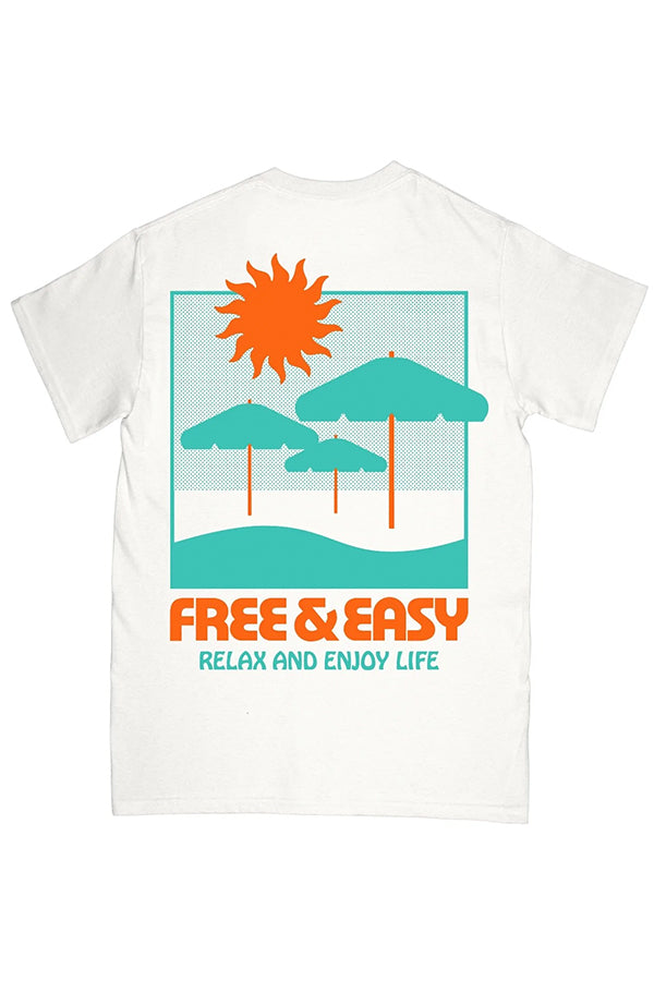 Umbrellas Tee | Coconut - Thumbnail Image Number 1 of 2
