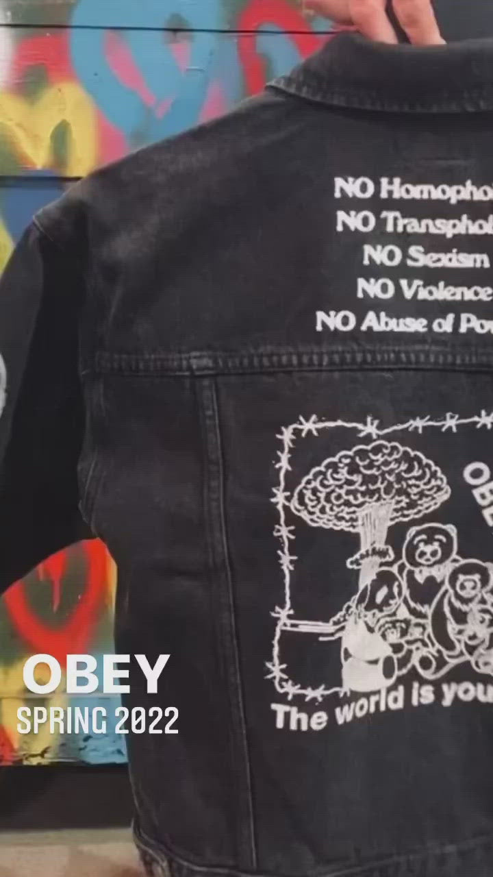 video showing front and back of jacket