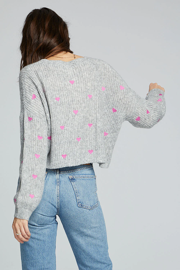 Charmed Sweater | Heather Grey - Thumbnail Image Number 3 of 3
