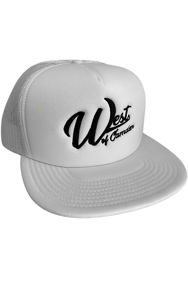 West of Camden AD Trucker Hat | White / Black - Main Image Number 1 of 1