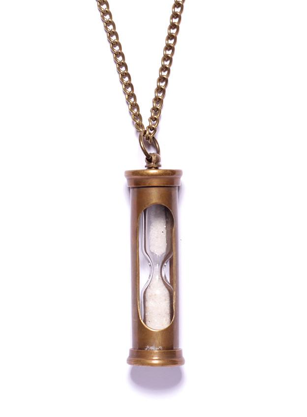 Antiqued Hourglass Necklace - Main Image Number 1 of 1