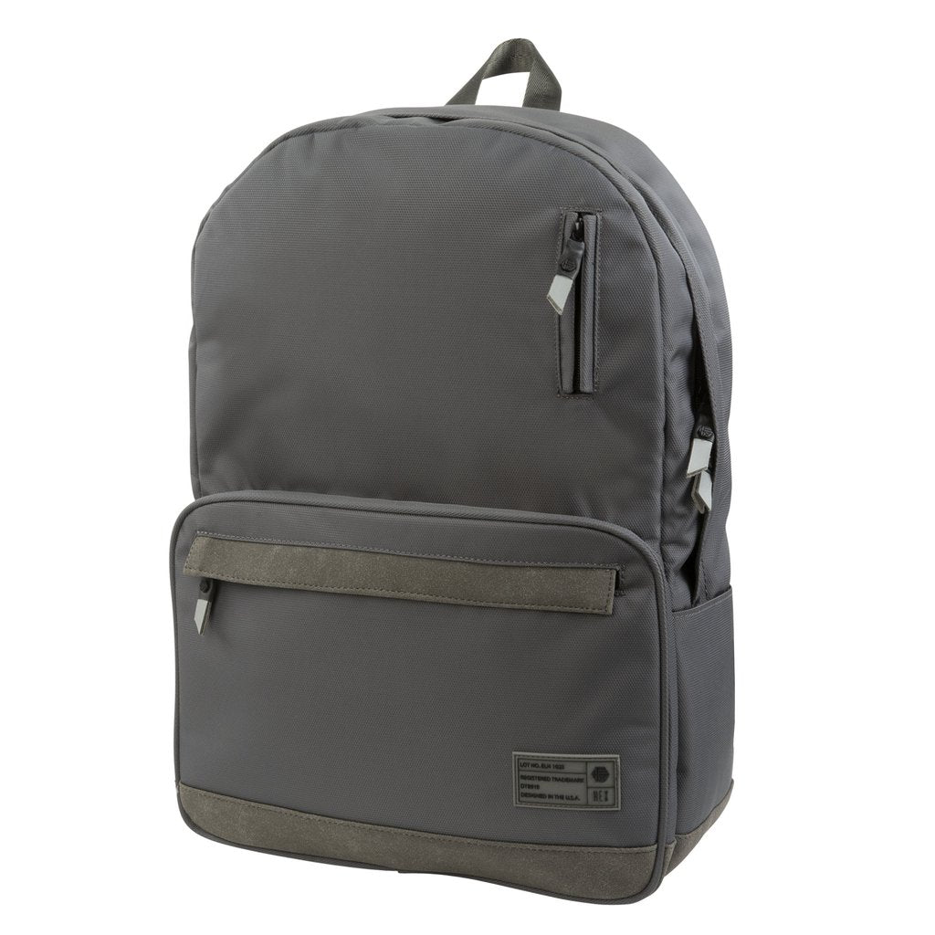 Echelon Signal Backpack Grey Tech Suede - West of Camden - Main Image Number 1 of 3