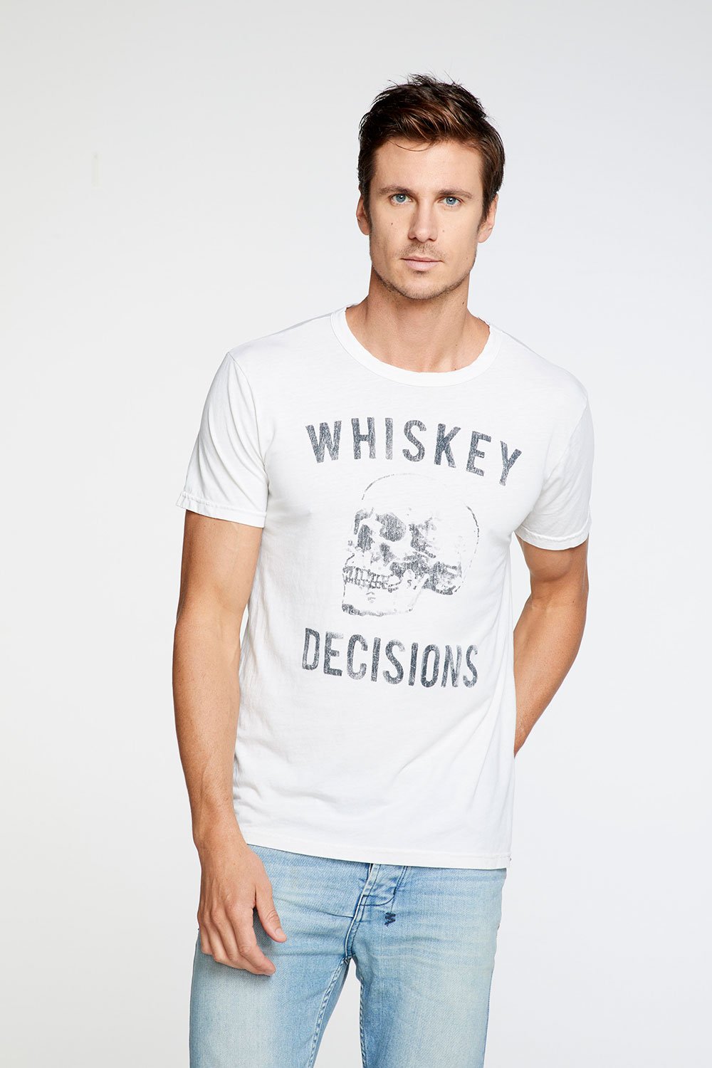 Whiskey Decisions Tee | Salt - West of Camden - Main Image Number 1 of 1