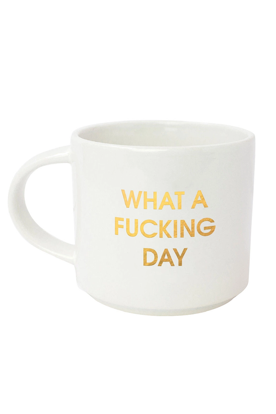 What A Fucking Day Mug | White Gold - Main Image Number 1 of 1