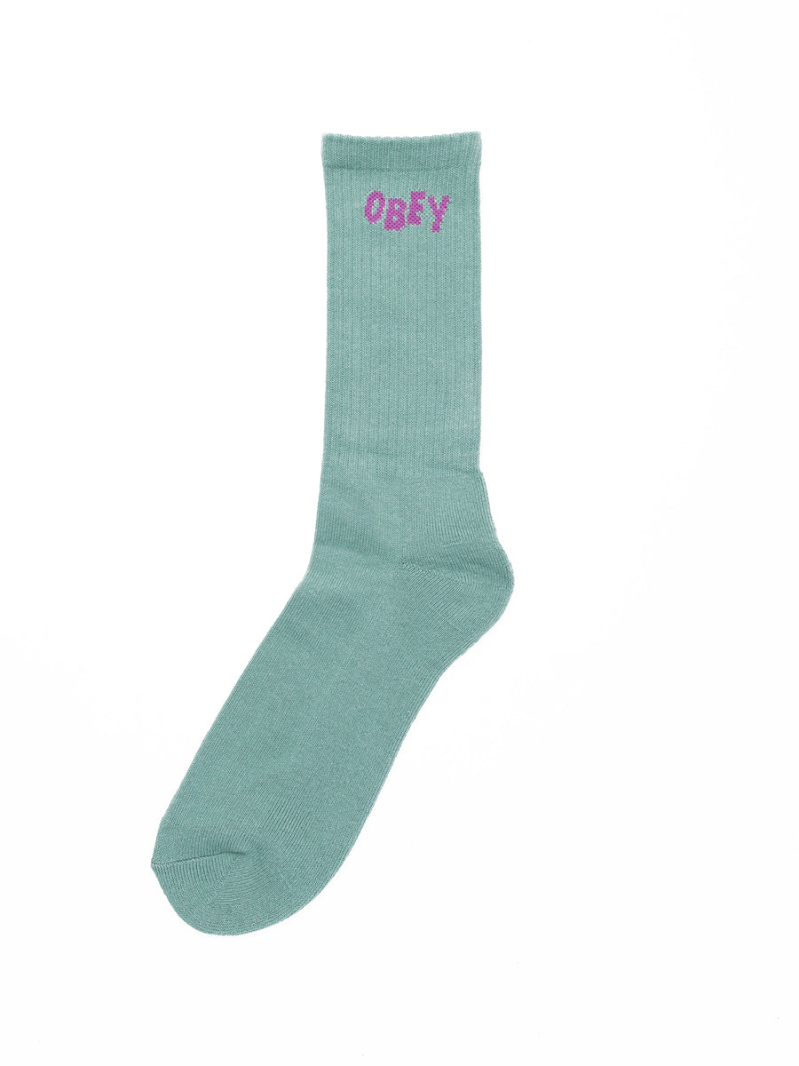 Obey Jumbled Socks | Sage/Mauve - West of Camden