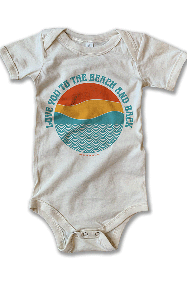 Beach And Back Onesie | Off White - Main Image Number 1 of 1