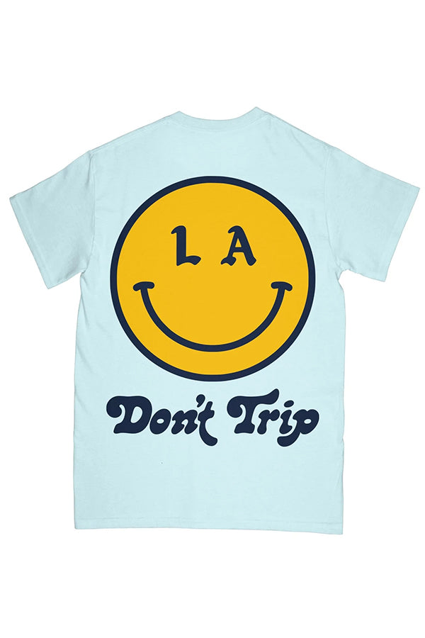 Be Happy LA Tee | Powder Blue - Thumbnail Image Number 1 of 2
