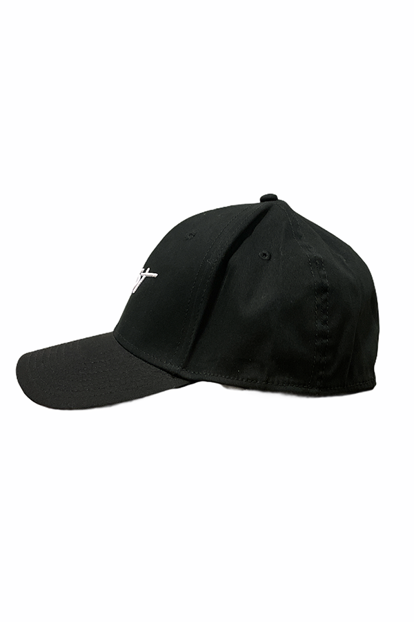 West Script Flexfit Hat | Black - Thumbnail Image Number 2 of 2
