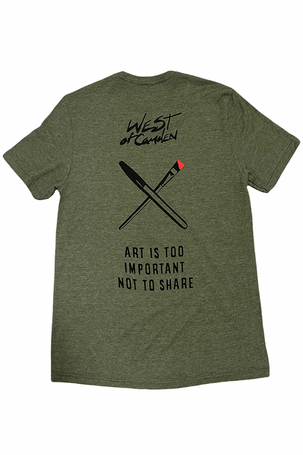 Too Important Tee | Heather Olive - Main Image Number 1 of 2
