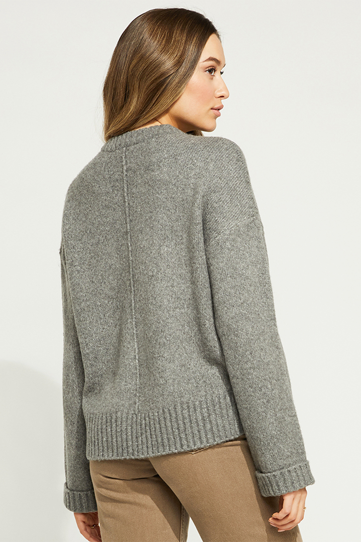 Constance Sweater | Heather Dark Grey - Thumbnail Image Number 2 of 2
