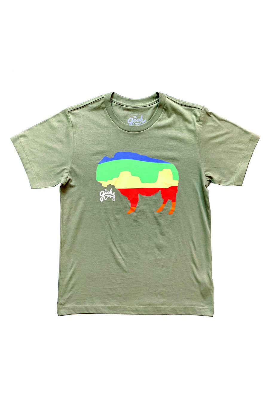 American Buffalo Tee | Military Green - Main Image Number 1 of 1