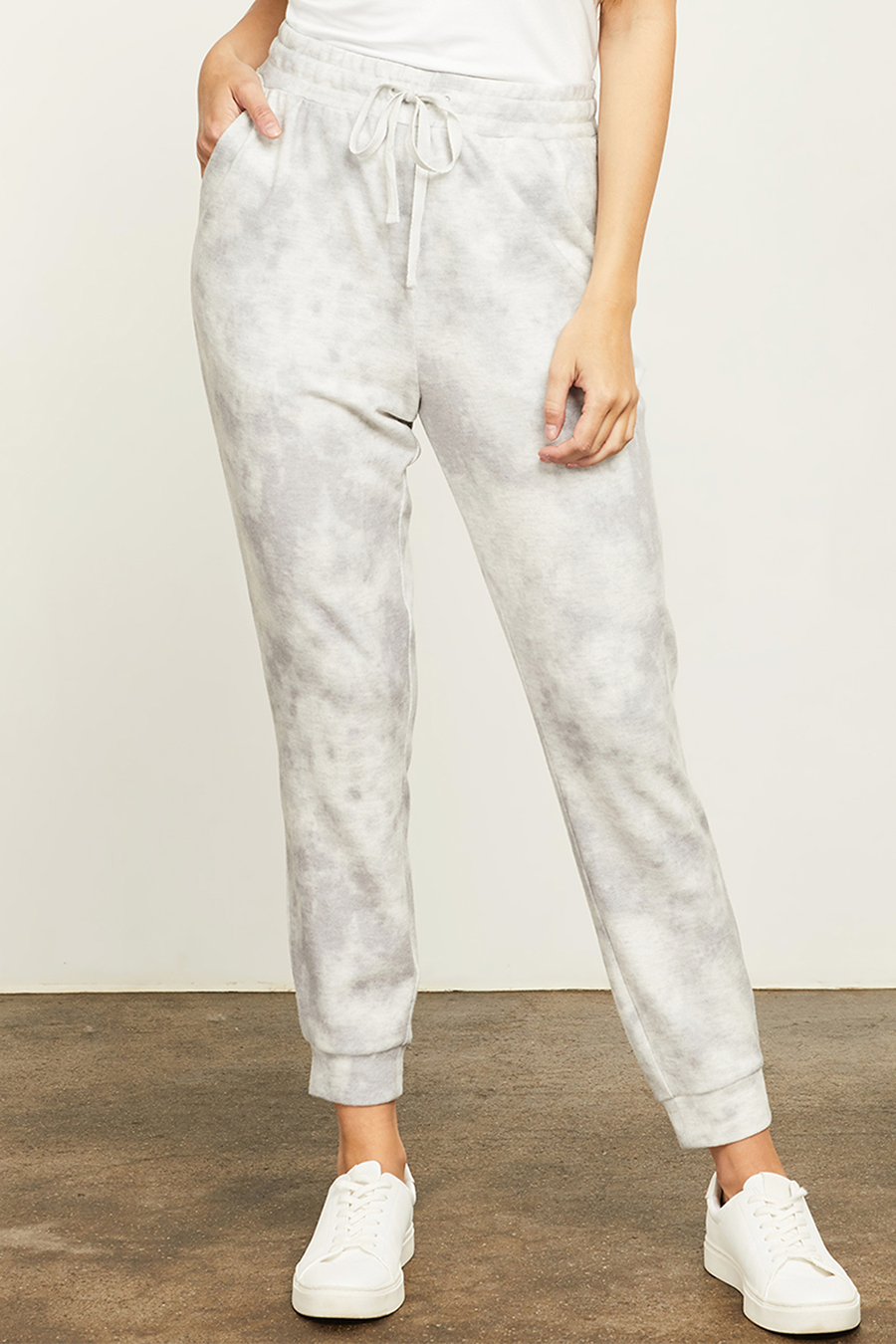 Dolce Jogger | Grey Tie Dye - Main Image Number 1 of 2