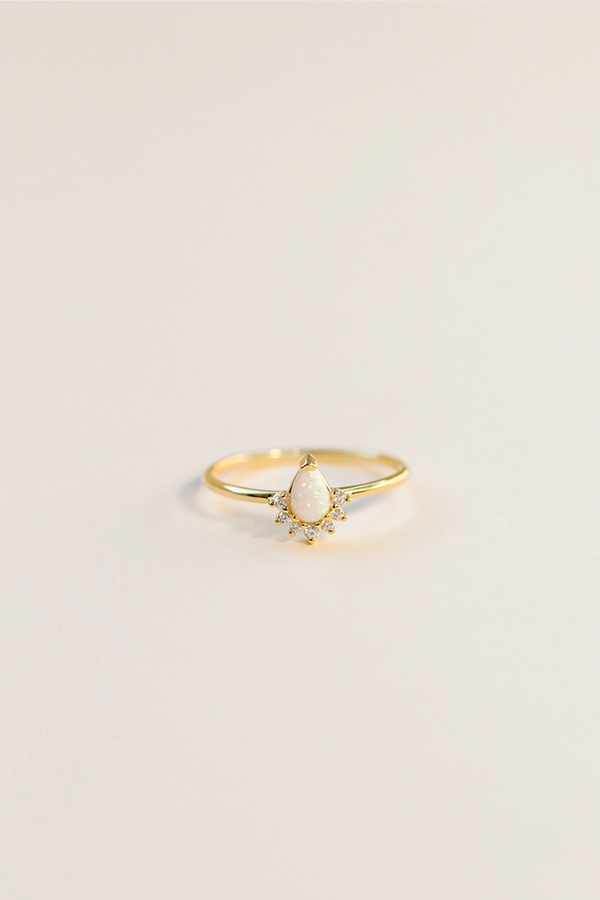 Opal Burst Ring | Gold - Main Image Number 1 of 1