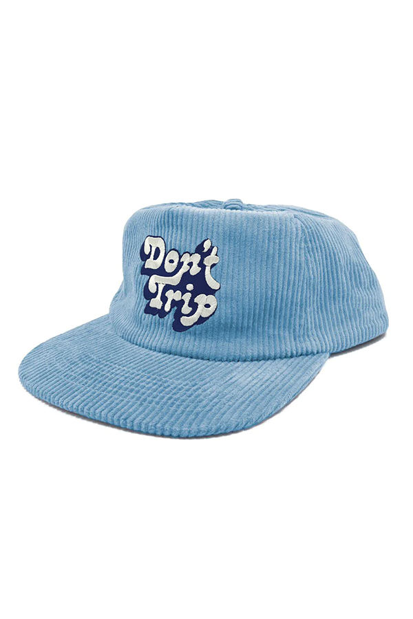 Don't Trip Fat Corduroy Hat | Blue - Main Image Number 1 of 2