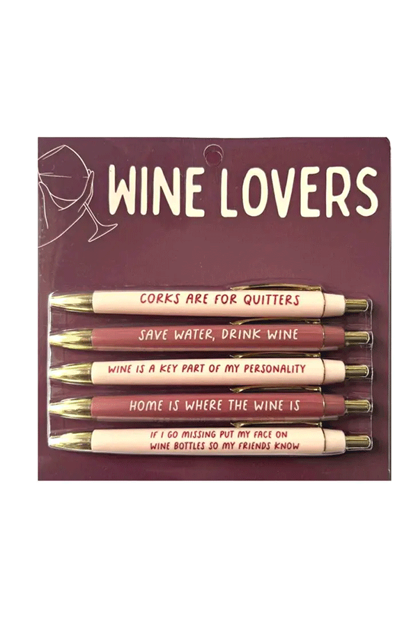 Wine Lovers Pen Set - Visual Media Number 1 of 1