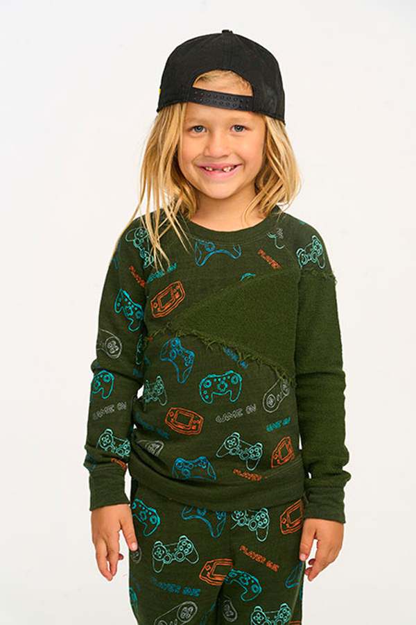 Gamer Raglan Pullover | Forest Night - Main Image Number 1 of 1