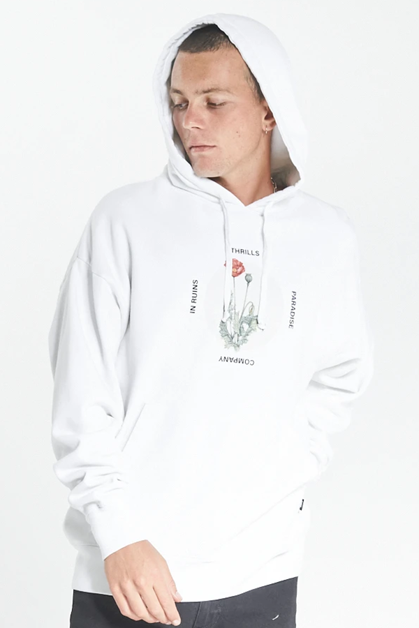 Modern Lover Slouch Hood | White - Visual Media Number 2 of 2