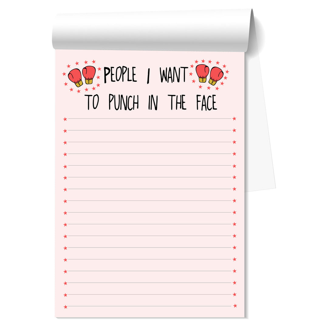 People I Want To Punch Notepad - Main Image Number 1 of 1