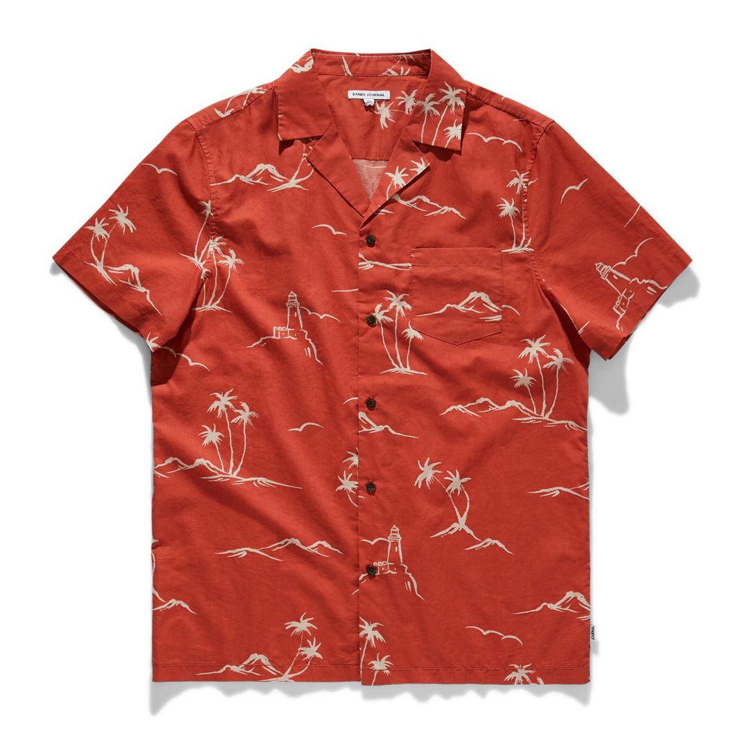 Cape Shirt | Burnt Red - Main Image Number 1 of 1