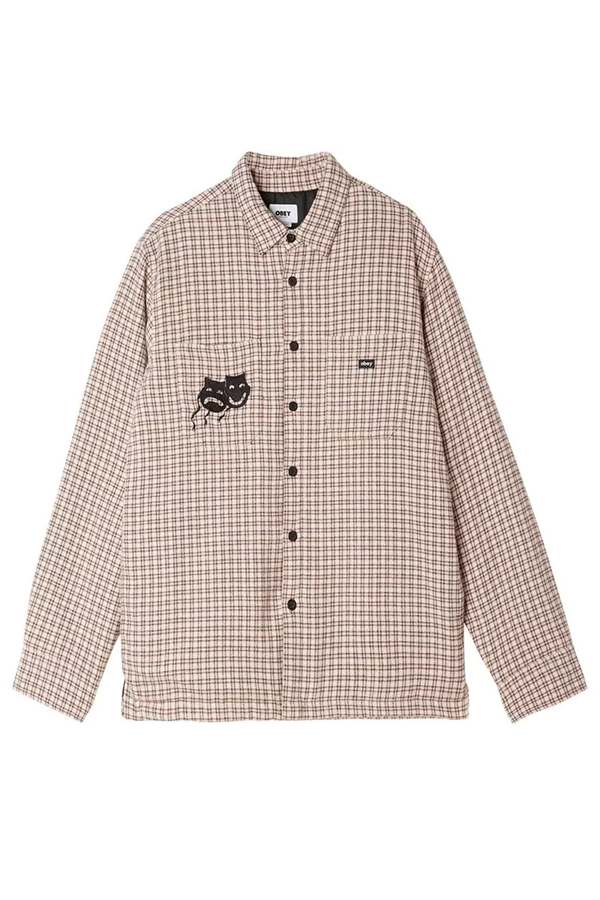 Oscar Shirt Jacket | Pink Clay Multi - Main Image Number 1 of 2