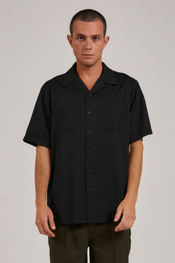 High Standards Bowling Shirt | Black - Main Image Number 1 of 1