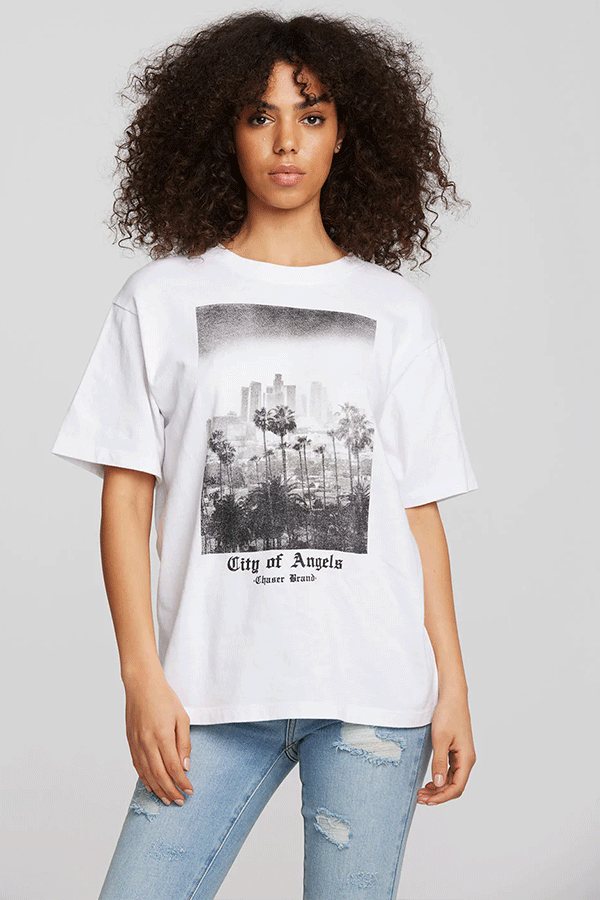 Skyline Tee | White - Visual Media Number 1 of 2