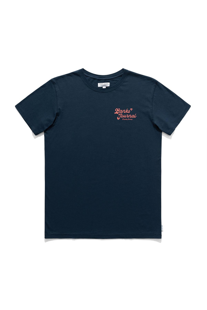Welcome Faded Tee | Dirty Denim - Thumbnail Image Number 1 of 2
