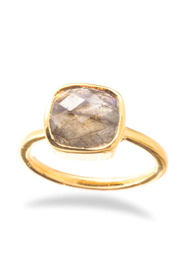 Bezel Ring | Labradorite - Main Image Number 1 of 1