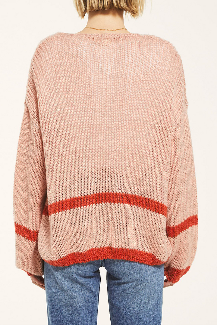 Regents Sweater | Pale Pink - Thumbnail Image Number 3 of 3
