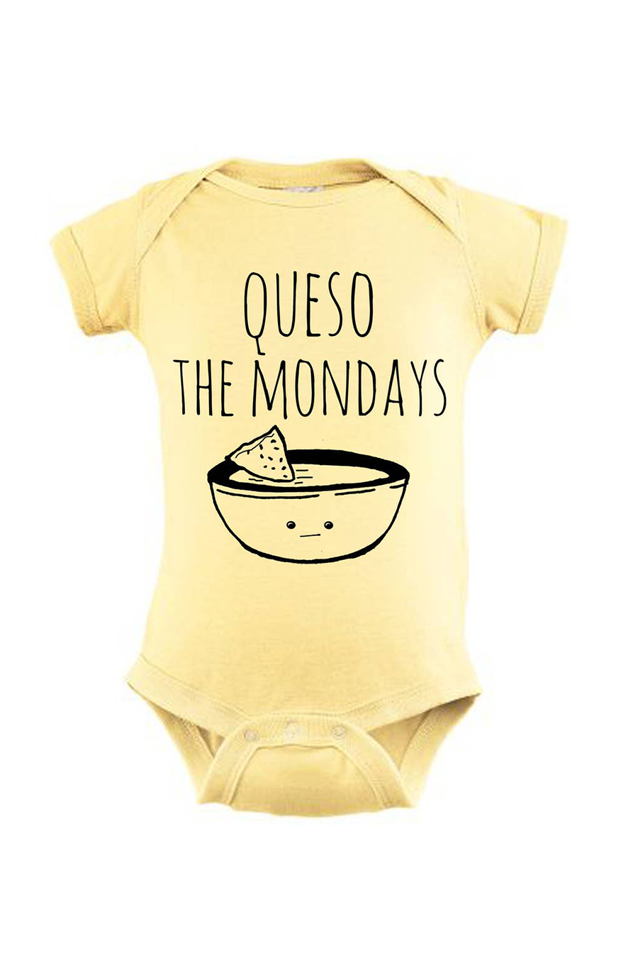 Queso The Mondays Onesie | Yellow - Main Image Number 1 of 1