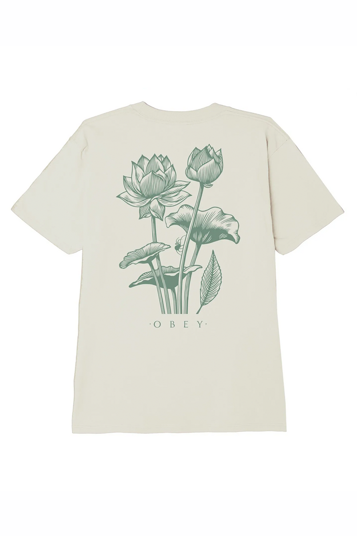 Obey Lotus Spider Tee | Cream - Thumbnail Image Number 1 of 2
