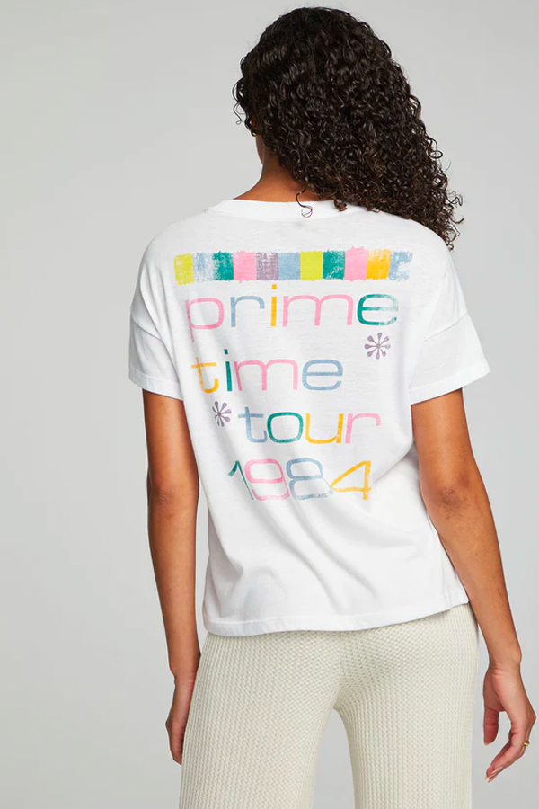 The Go Go's Prime Time Tour Tee | White - Main Image Number 2 of 3