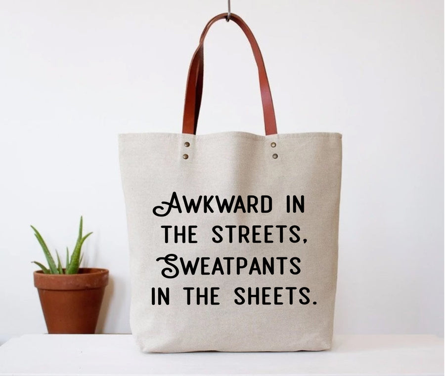 Awkward In The Streets Tote - West of Camden
