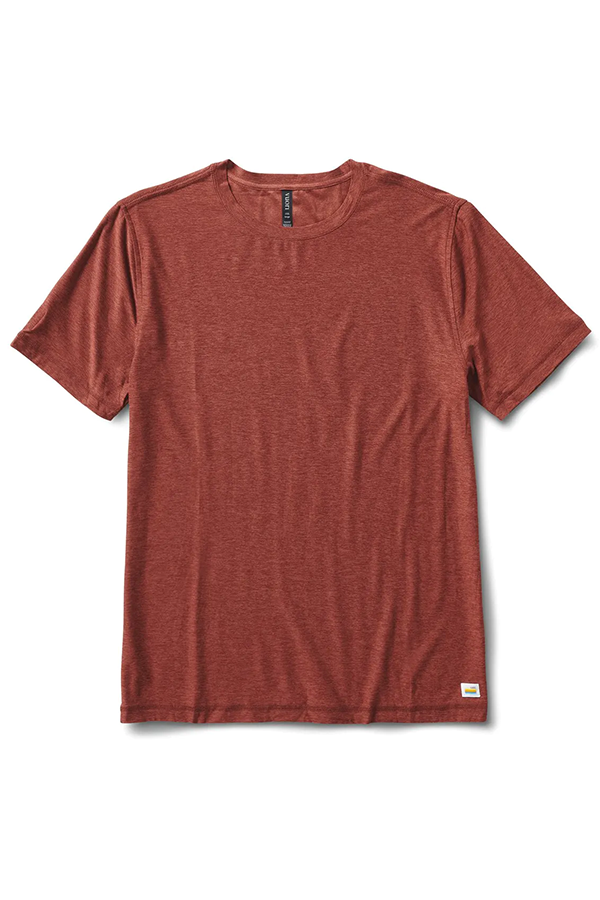 Strato Tech Tee | Red Clay Heather - Main Image Number 1 of 1