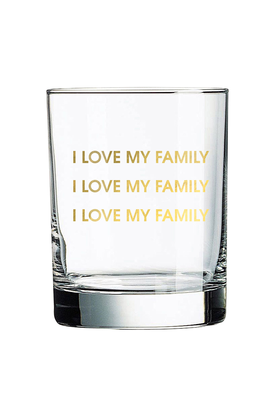 I Love My Family | Rocks Glass - Main Image Number 1 of 1