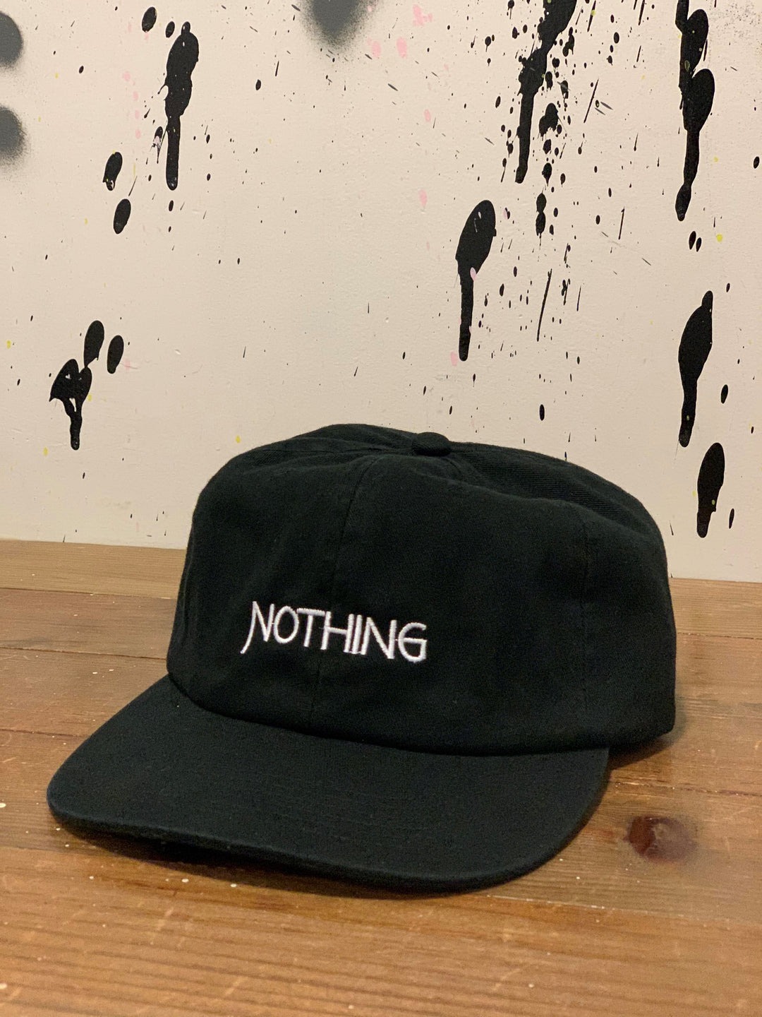 Nothing Unconstructed Cap | Black - Main Image Number 1 of 1