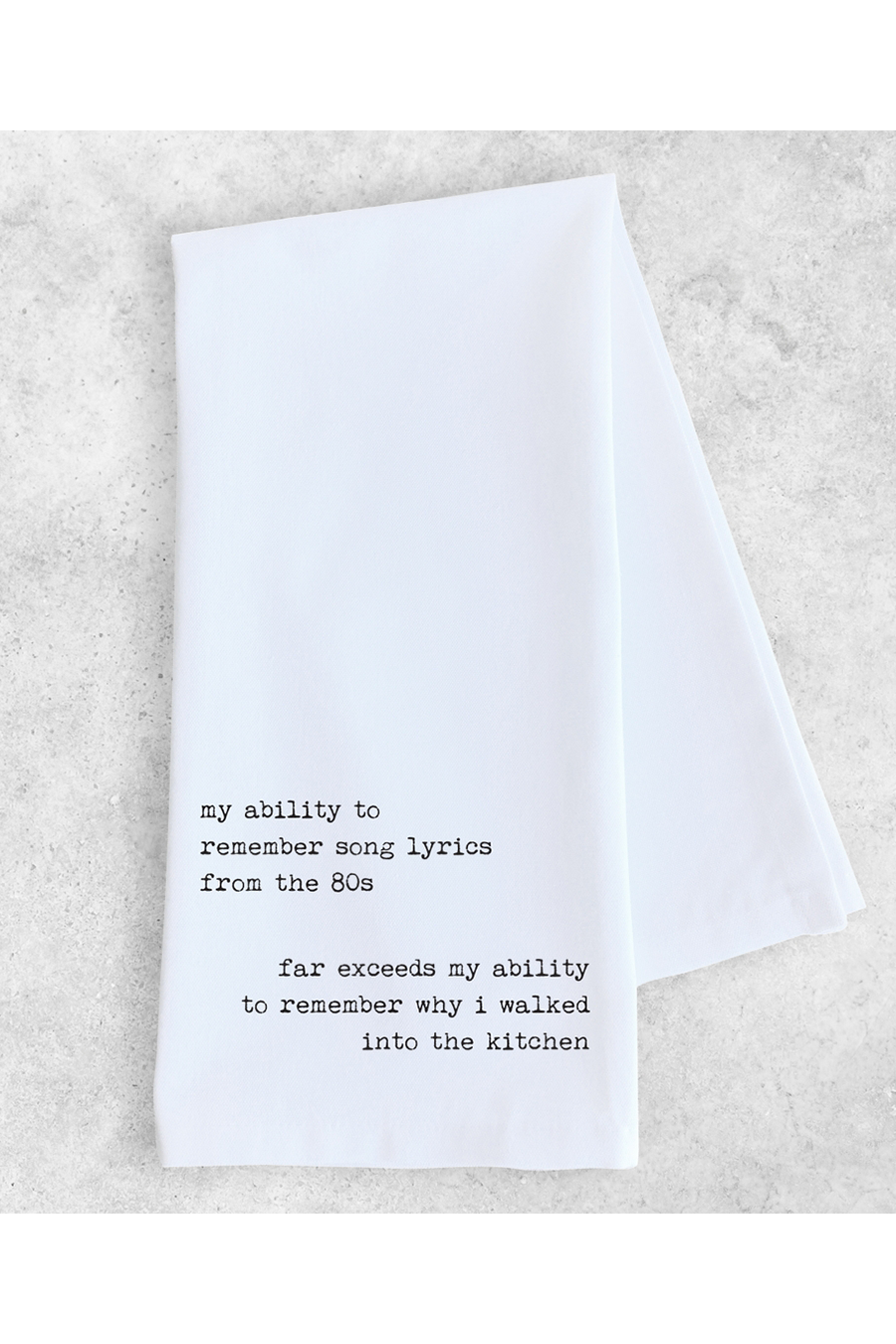 My Ability To Remember | Tea Towel - Main Image Number 1 of 1