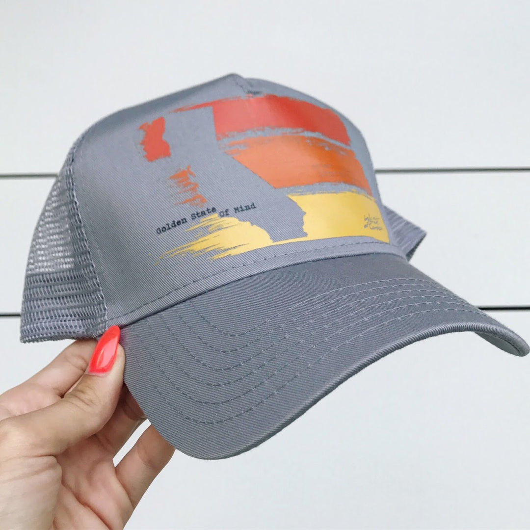Golden State Twill Trucker | Light Grey - Main Image Number 1 of 1
