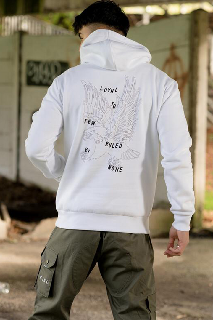 Earlham Tracksuit Hoodie | White Eagle - Thumbnail Image Number 2 of 2
